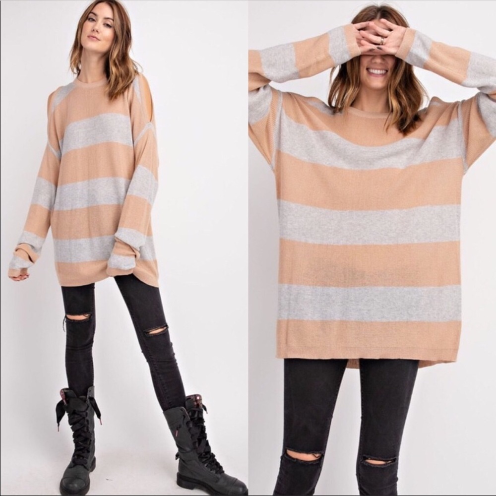 Striped Pullover Sweater